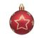 Déco De Sapin Lot De 15 Boules De Noël D 5 Cm - Vert Rouge Et Or