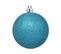 Déco De Sapin Lot De 4 Boules De Noël D 8 Cm - Turquoise