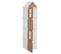 Meuble De Rangement Enfant Colonne 4 Casiers En Métal Et Jute H 140 Cm