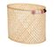 Lot De 3 Paniers De Rangement En Bambou Avec Pompons Pour Chambre D'enfant