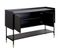 Buffet 2 Portes et 2 Niches "tedy" 120cm Noir