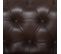 Fauteuil Chesterfield "deep Soul" 93cm Marron