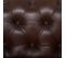 Fauteuil Chesterfield "deep Soul" 93cm Marron