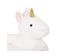 Fauteuil Licorne Fourrure Blanche 48 X 42 X 45 Cm