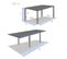 Table Extensible Piazza 10 Personnes - Gris