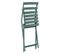 Chaise Métal Pliante Greensboro Vert Jade Hespéride - Jade