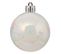 Déco De Sapin De Noël Kit De 18 Pièces Boules Et Cimier - Argent Et Blanc