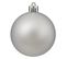 Déco De Sapin De Noël Kit De 18 Pièces Boules Et Cimier - Argent Et Blanc