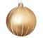 Déco De Sapin Lot De 8 Boules De Noël D 8 Cm - Doré Et Blanc