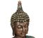 Statue Décorative Bouddha En Résine Bleu Vert H 43.5 Cm