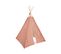 Tipi Enfant Toile Rose H 160 Cm