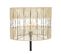 Lampadaire En Métal Noir Et Corde Beige H 150 Cm