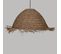 Luminaire Suspension En Roseau Naturel D 56 Cm