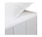 Drap Plat 1 Personne En Percale De Coton Blanc 180 X 290 Cm