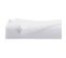 Drap Plat 1 Personne En Percale De Coton Blanc 180 X 290 Cm