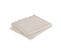 Lot De 2 Serviettes De Table En Coton Blanc Finition Frange 40 X 40 Cm