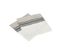 Lot De 2 Serviettes De Table En Coton Bicolore Beige Lin Et Blanc 40 X 40 Cm