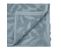 Serviette De Toilette En Coton Bleu Tissu Jacquard 30 X 50 Cm