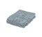 Drap De Bain En Coton Bleu  Tissu Jacquard 70 X 130 Cm