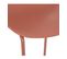 Tabouret De Bar Terracotta Pieds En Métal H 82 Cm