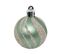 Déco De Sapin Lot De 12 Boules De Noël D 4 Cm - Vert Et Cuivre