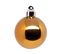 Déco De Sapin Lot De 12 Boules De Noël D 4 Cm - Vert Et Cuivre