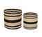 Lot De 2 Paniers De Rangement "jada" 35cm Naturel