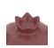 Grenade Décorative En Céramique Rose Foncé D 13 X H 13 Cm