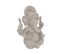 Objet Déco Statue Ganesh En Résine Beige Effet Sablé H 25  Cm