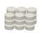 Lot De 18 Bougies Chauffe-plat "hugo" 3,7cm Blanc