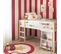 Lot De 3 Cadres Déco Enfant "cirque" 40cm Beige