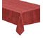 Nappe Jacquard Nuance De Rouge Et Fil Lurex Doré 140 X 360 Cm