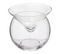 Lot De 2 Verres à Cocktail "cônes" 12cm Transparent