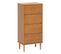 Meuble Chiffonnier 4 Tiroirs En Bois Miel H 107.5 Cm