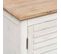 Buffet 2 Portes En Bois "olbia" 110cm Blanc