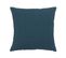 Coussin Déhoussable En Coton Bleu Egéen 38 X 38 Cm