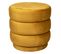 Pouf En Velours Ocre Sinan Atmosphera - Ocre