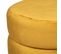 Pouf En Velours Ocre Sinan Atmosphera - Ocre