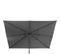 Parasol Décentré Melhia 3x3 M Oléfine Anthracite Hespéride - Anthracite