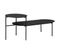 Table Basse 2 Niveaux Kemi Noir Atmosphera - Noir