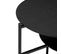 Table Basse 2 Niveaux Kemi Noir Atmosphera - Noir