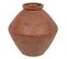 Vase Jarre En Céramique Terracotta Motifs Sculptés H 35 Cm