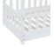 Lit Cabane Enfant Bosco En Pin - Blanc 90x190 Cm