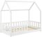 Lit Cabane Enfant Bosco En Pin - Blanc 90x190 Cm