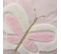 Coussin Enfant Déco "papillon" 39x39cm Rose