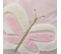 Coussin Enfant Déco "papillon" 39x39cm Rose