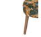 Tabouret Ocre Motifs Feuilles H40 Sango Atmosphera - Ocre