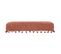 2 En 1 Pouf Pliant Et Coffre De Rangement Terracotta 40 X 39 Cm