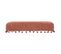 2 En 1 Pouf Pliant Et Coffre De Rangement Terracotta 40 X 39 Cm