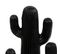 Objet Déco Cactus Noir En Magnésie H 38 Cm